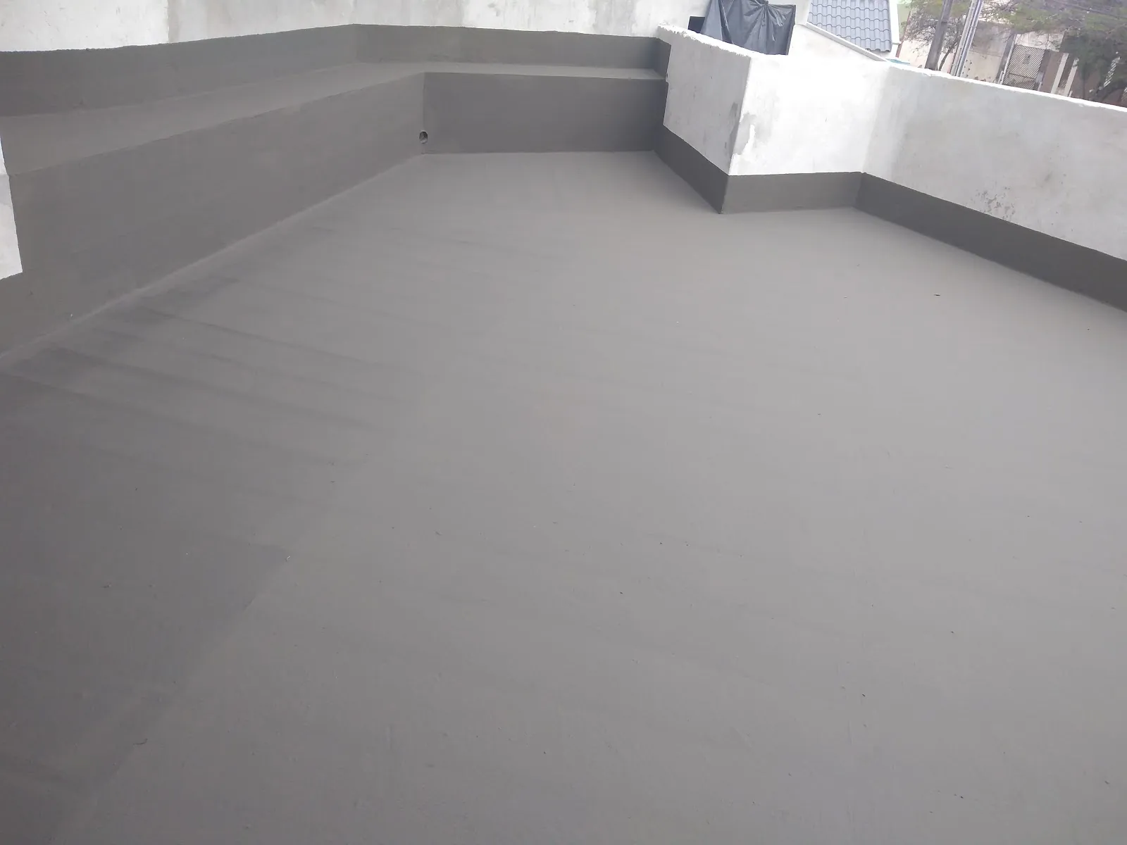 Terraço impermeabilizado